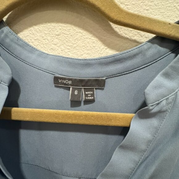 Vince Women's Blue Long Sleeve (Size 6) - Picture 2 of 8